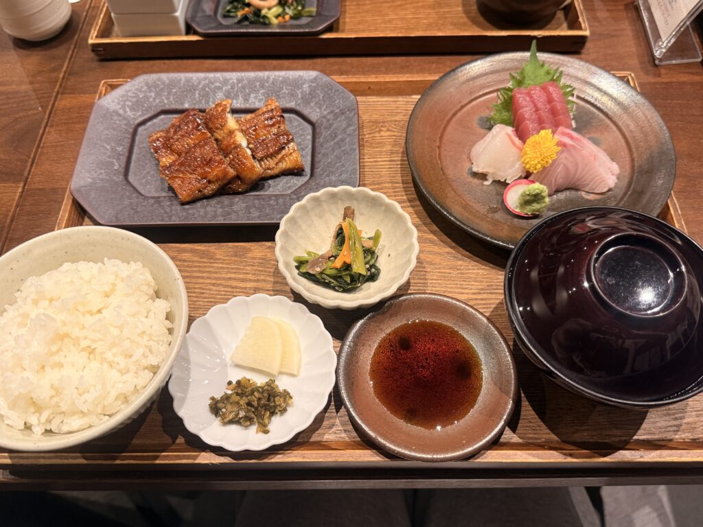 うなぎ四代目菊川の御膳