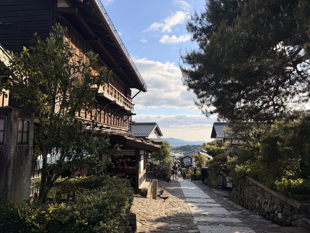 馬籠宿の景色